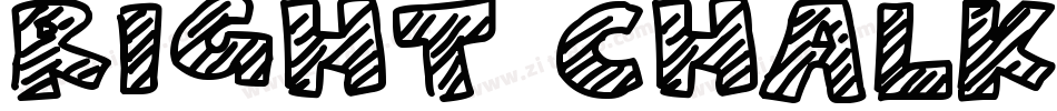 Right Chalk字体转换
